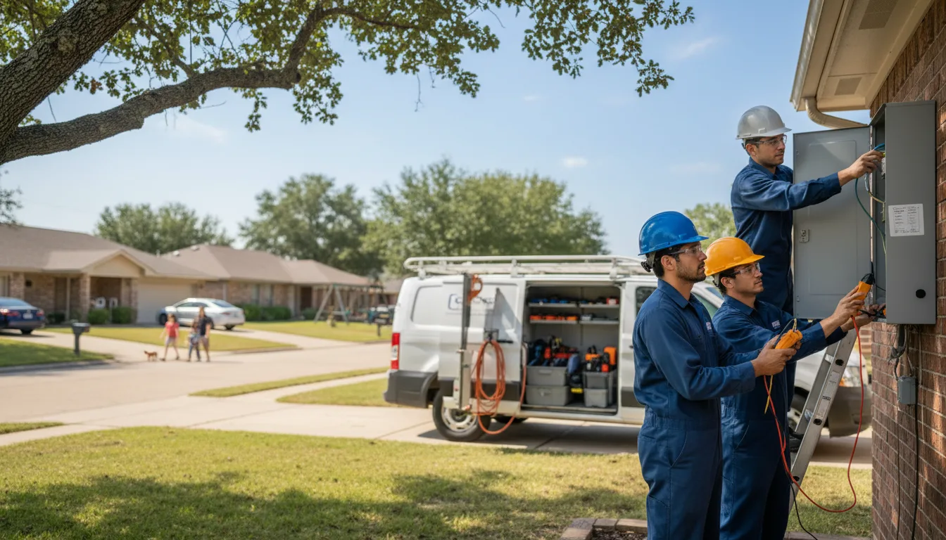 Certified electrician providing emergency electrical services in Atlanta, IL